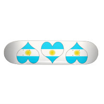 J'aime l'Argentine Skateboard Customisable
