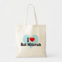 J'aime le bat mitzvah sacs