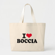 J'aime le boccia sacs fourre-tout
