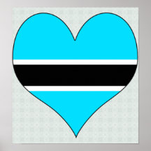 J'aime le Botswana Posters