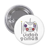 J'AIME le bouton de JEUX VIDÉO Pin's