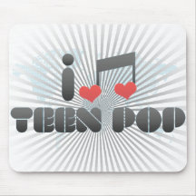 J'aime le bruit de l'adolescence tapis de souris