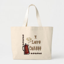 J'aime le café sac en toile