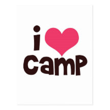 J'aime le camp cartes postales