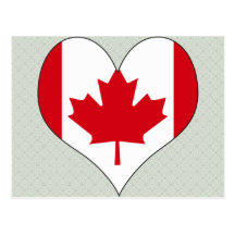 J'aime le Canada Cartes Postales