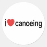 J'aime le canoë-kayak autocollant
