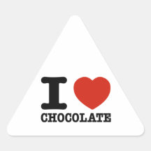 J'aime le chocolat adhésifs