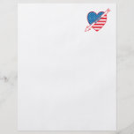 J'aime le coeur de patriote d'hockey tract personnalisé