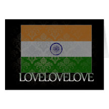 J'aime le cool de l'Inde Carte De Vœux