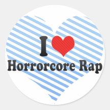 J'aime le coup sec et dur de Horrorcore Adhésif