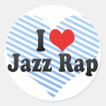 J'aime le coup sec et dur de jazz adhésifs