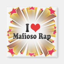 J'aime le coup sec et dur de mafioso magnets pour réfrigérateur