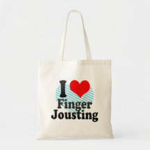 J'aime le doigt joutant sacs