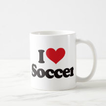 J'aime le football mug