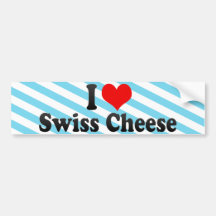 J'aime le fromage suisse adhésif pour voiture