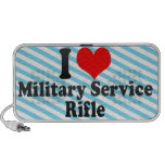 J'aime le fusil de service militaire haut-parleurs de voyage