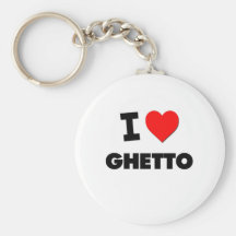 J'aime le ghetto porte-clé