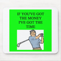 j'aime le golf tapis de souris