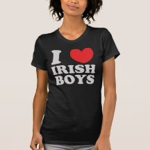 J'aime le jour de St Patrick irlandais de garçons T-shirt