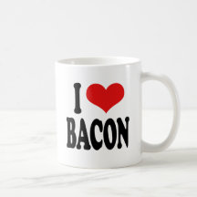 J'aime le lard tasse à café