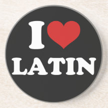J'aime le latin dessous de verres