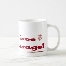 J'aime le massage ! tasses à café