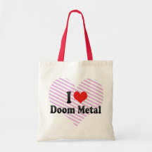 J'aime le métal de sort malheureux sac en toile