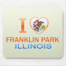 J'aime le parc de Franklin, IL Tapis De Souris