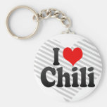 J'aime le piment porte-clef