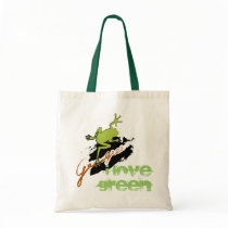 J'aime le sac de grenouille verte sacs