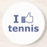 J'aime le tennis dessous de verres