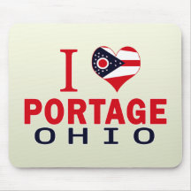 J'aime le transport, Ohio Tapis De Souris