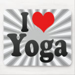 J'aime le yoga tapis de souris