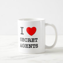 J'aime les agents secrets tasse