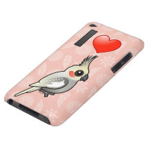 J'aime les Cockatiels ornés de paillettes Coques iPod Touch