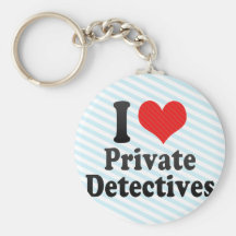 J'aime les détectives privés porte-clé