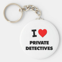 J'aime les détectives privés porte-clés