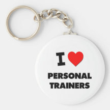 J'aime les entraîneurs personnels porte-clefs