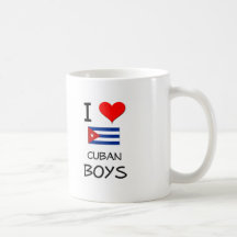 J'aime les garçons cubains tasse à café