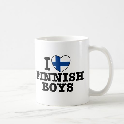 J'aime les garçons finlandais mug