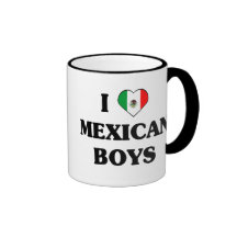J'aime les garçons mexicains tasse