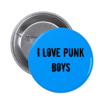 J'aime les garçons punks badges avec agrafe