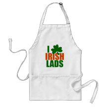 J'AIME LES JEUNES HOMMES IRLANDAIS TABLIERS