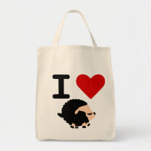 j'aime les moutons noirs sac