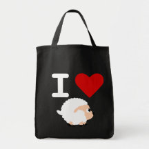 j'aime les moutons noirs sacs de toile