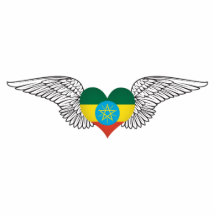 J'aime l'Ethiopie - ailes Photo En Découpe