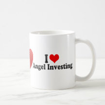J'aime l'investissement d'ange tasse