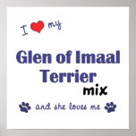 J'aime ma gorge d'affiche de mélange d'Imaal Terri