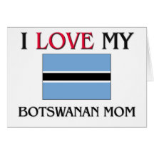 J'aime ma maman de Botswanan Cartes De Vœux
