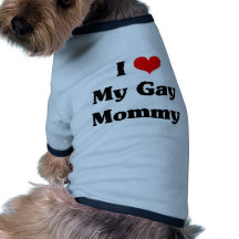 J'aime ma maman gaie tee-shirt pour animal domestique